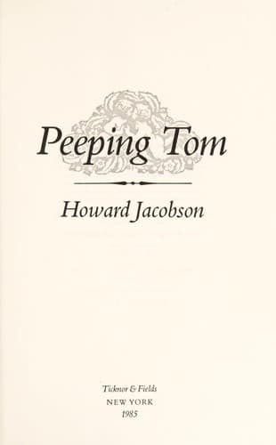 Tapa de Peeping Tom