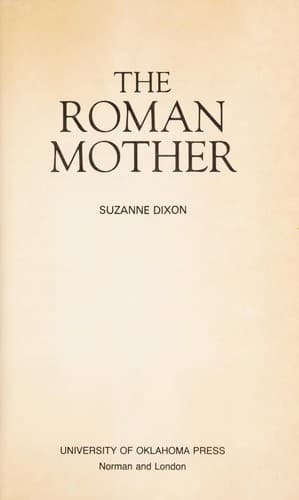 Tapa de The Roman mother