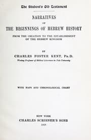 Tapa de Narratives of the beginnings of Hebrew history, from the creation to the establishment of the Hebrew kingdom