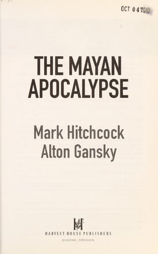Tapa de The Mayan apocalypse