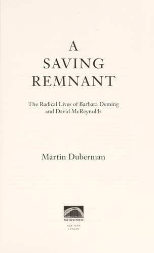 Tapa de A saving remnant