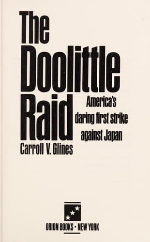 Tapa de The Doolittle raid