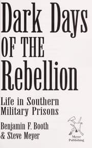 Tapa de Dark days of the rebellion