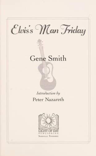 Tapa de Elvis's man Friday