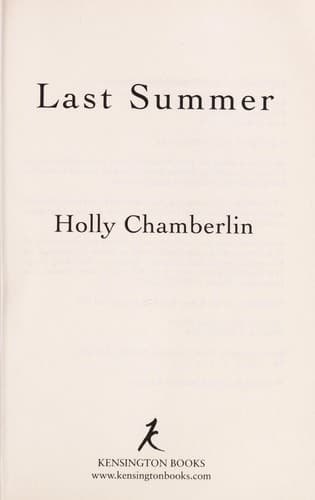 Tapa de Last summer