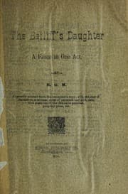 Tapa de The bailiff's daughter