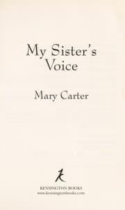 Tapa de My sister's voice
