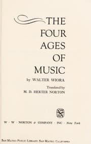 Tapa de Vier Weltalter der Musik