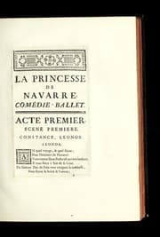 Tapa de La Princesse de Navarre