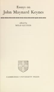 Tapa de Essays on John Maynard Keynes