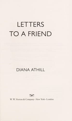 Tapa de Letters to a friend
