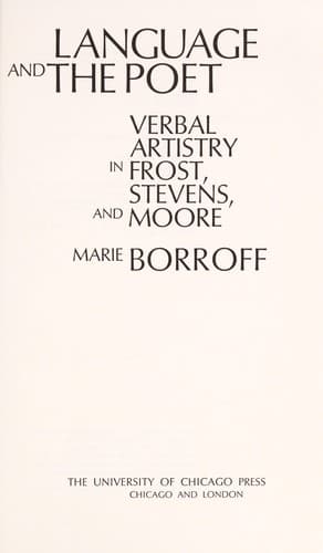 Tapa de Language and the poet