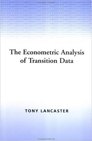 Tapa de The econometric analysis of transition data