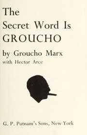 Tapa de The secret word is Groucho