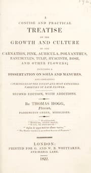 Tapa de A concise and practical treatise on the growth and culture of the carnation