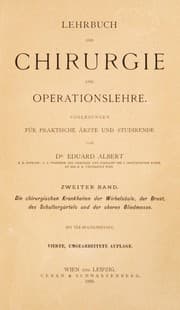 Tapa de Lehrbuch der Chirurgie und Operationslehre