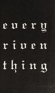 Tapa de Every riven thing
