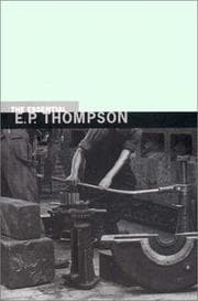 Tapa de The essential E.P. Thompson