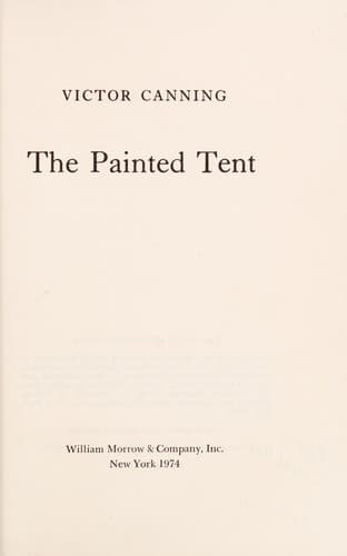 Tapa de The painted tent