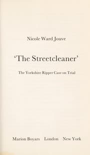 Tapa de "The streetcleaner"