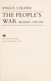 Tapa de The people's war; Britain, 1939-1945