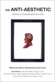 Tapa de The anti-aesthetic