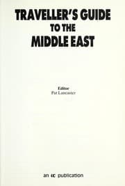 Tapa de Traveller's Guide to the Middle East