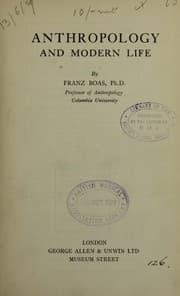 Tapa de Anthropology and modern life