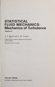 Tapa de Statistical fluid mechanics