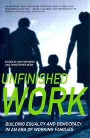 Tapa de Unfinished work