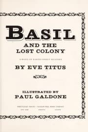 Tapa de Basil and the lost colony