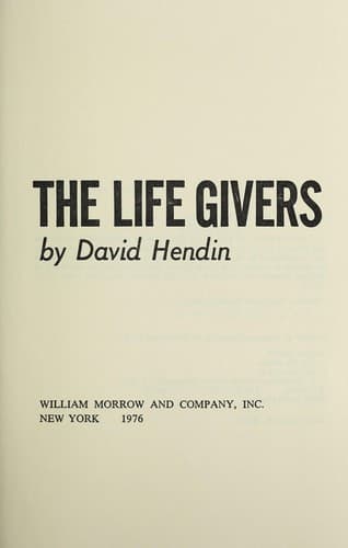 Tapa de The life givers