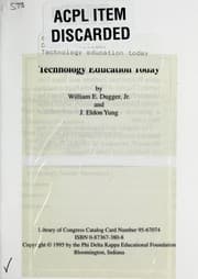 Tapa de Technology education today