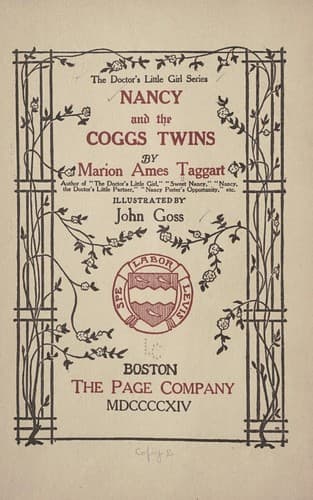 Tapa de Nancy and the Coggs twins