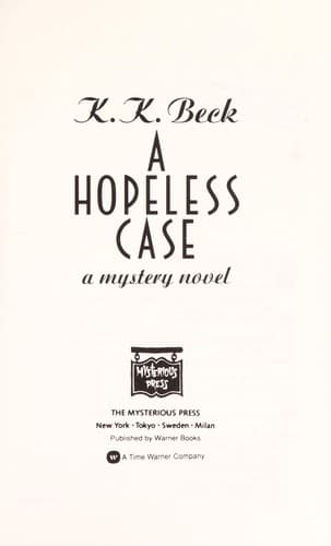 Tapa de A Hopeless Case