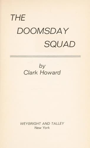 Tapa de The doomsday squad