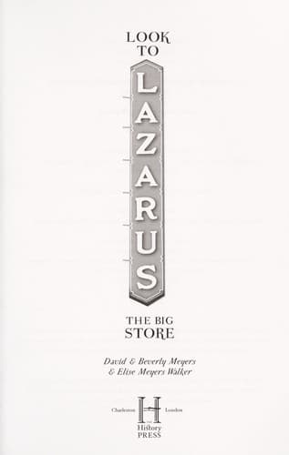 Tapa de Look to Lazarus