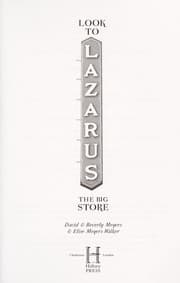 Tapa de Look to Lazarus
