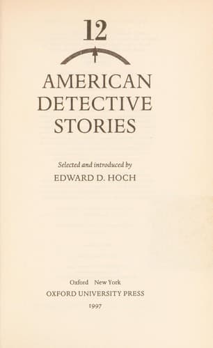 Tapa de 12 American detective stories
