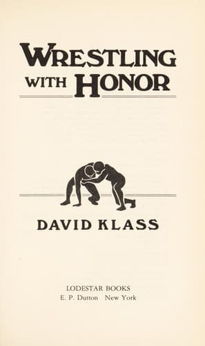Tapa de Wrestling with honor