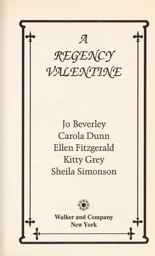 Tapa de A Regency Valentine