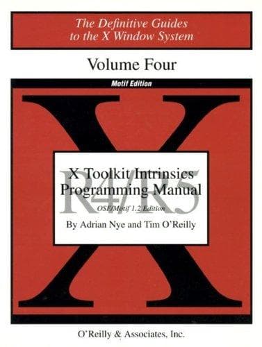 Tapa de X Toolkit Intrinsics Programming Manual