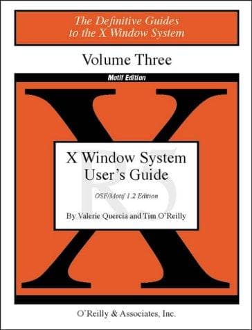 Tapa de X Window System User’s Guide