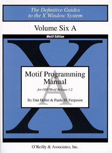 Tapa de Motif Programming Manual
