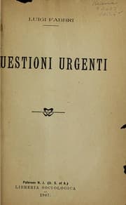 Tapa de Questioni urgenti