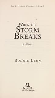 Tapa de When the storm breaks