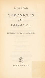 Tapa de Chronicles of Fairacre