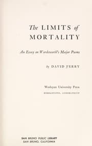 Tapa de The limits of mortality