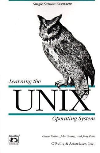 Tapa de Learning the UNIX Operating System