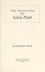 Tapa de The haunting of Sylvia Plath